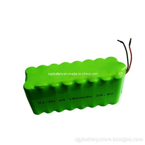 28.8V AA1800mAh Rechargeable Ni-MH Battery Pack